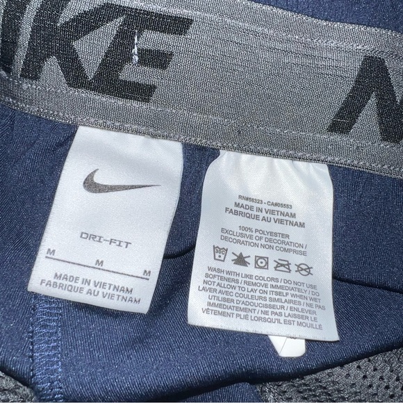 Virginia Cavaliers Nike Athletic Basketball Men Fly Shorts M Blue DRI-FIT 10" - Picture 7 of 8